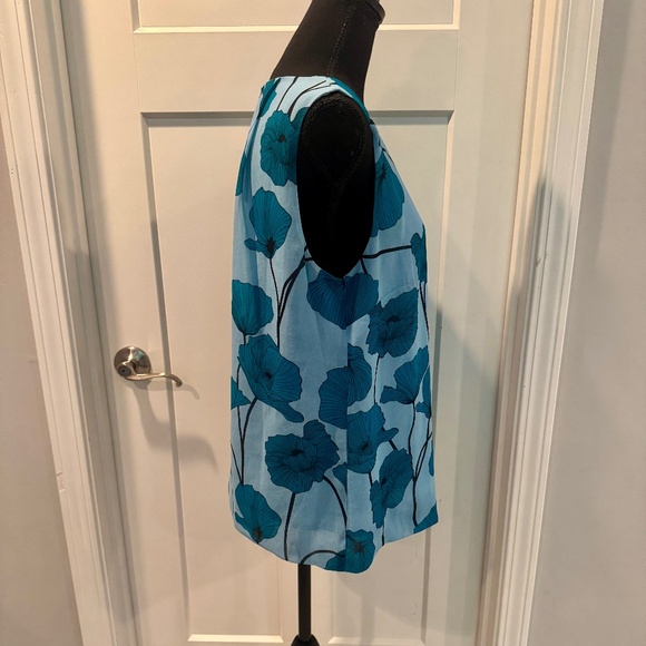 cabi Poppy Top, #3268, EUC, M, Blue, Sleeveless - Picture 8 of 9